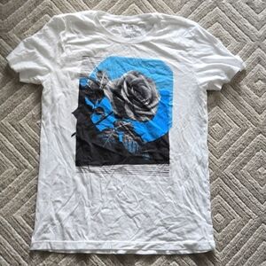 White Graphic Tee Shirt